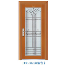Porta de aço inoxidável da porta da pintura Fluor-Carbono (HEF-007)